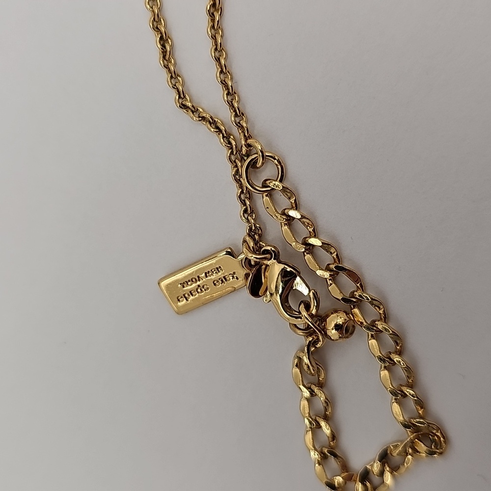Kate Spade Lady Marmalade Crystal Ball Station Necklace Opra Length Extra Long - Picture 2 of 7